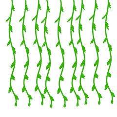 Hanging Green Plant Decoration