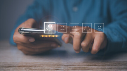 Customer services best excellent business rating experience. Customer satisfaction experience with five star icon and excellent for feedback review satisfaction service.