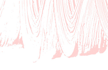 Grunge texture. Distress pink rough trace. Fancy b