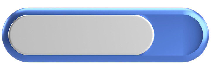 Obraz premium 3D button. Empty button. 3D illustration.