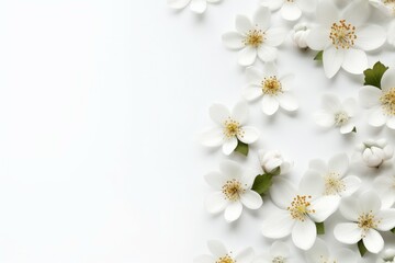 Diphylleia mockup background. Generate Ai