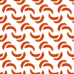 sausage meat kebab fry cook background pattern