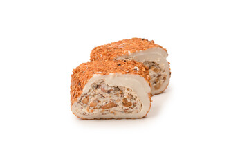Sweet roll with nuts, turkish sweets.