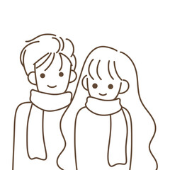 Couple in love happy relationship