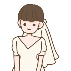 Bride wedding day