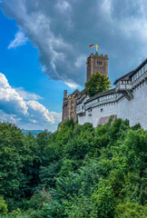Fototapeta na wymiar Mittelalterliche Burg bei Eisenach