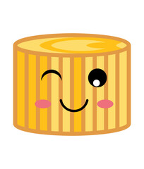 Kawaii Pasta Vector, Elements and Symbol