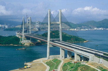 ASIA CHINA HONGKONG TSING MA BRIDGE