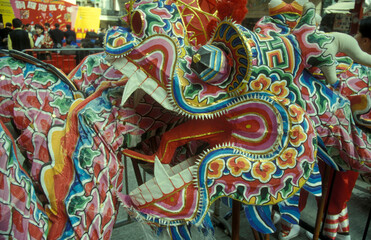 ASIA CHINA HONGKONG DRAGON DANCE