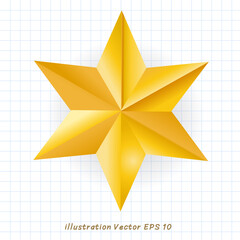 Star symbols Flat Modern design ,Vector illustration EPS 10