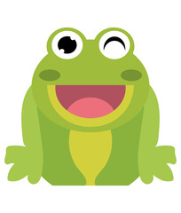 Little Frogs Vector, Elements and Symbol
