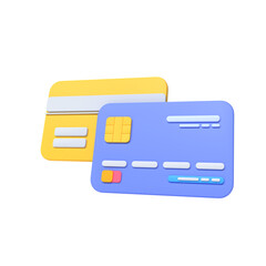 atm card 3D Illustration Icon Pack