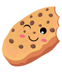 Cute Cookies Vector, Elements and Symbol
