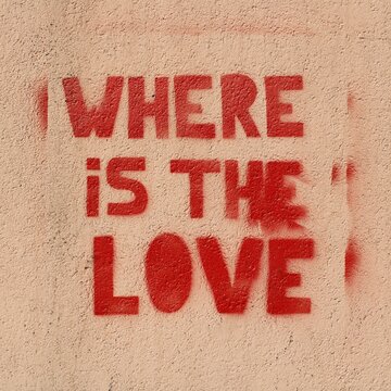 graffiti " where is the love"