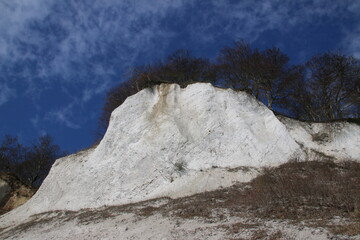 Chalk cliff from beneath (Rügen)