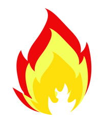 
Camping Fire Vector, Elements and Symbol
