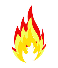 
Camping Fire Vector, Elements and Symbol
