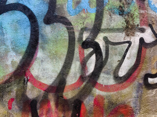 concrete with old spayed paint reference close up