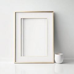 The Essence of Minimalism: A Blank Picture Frame