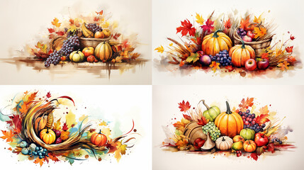 christmas card with christmas decorations