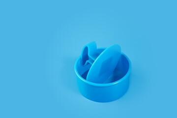 kitchen mold for shaping the cylinder of the shape of dishes, burger patty clamp, food preparation tool