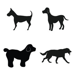 Dog line icon vector illustration symbol design