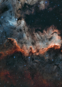 Nebulosa Muro del Cigno NGC 7000