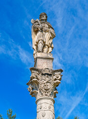 Fototapeta na wymiar statue of a person, Forchtenstein Castle, Burgenland, Austria