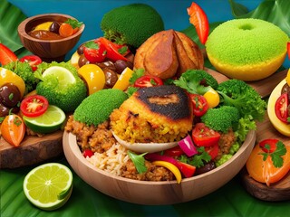 Fototapeta na wymiar Brazilian vegetables and fruits