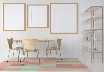 frame 3D interior illustration, wall design modern, empty space creative, 3D background blank canvas, room design mockup, home photo rendering, simple indoor style, architecture art picture copy space