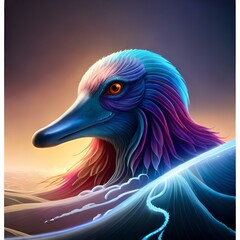 Obraz premium space duck