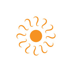 Sun Vector illustration Icon