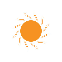 Sun Vector illustration Icon