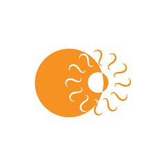 Sun Vector illustration Icon
