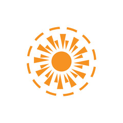 Sun Vector illustration Icon