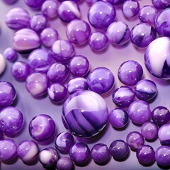 Marbles purple color ,wallpaper, purple pearl necklace isolatedai generated, generated ai