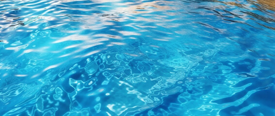 Fototapeta na wymiar water sea background summer ripple banner tropical wave abstract texture blue. Generative AI.