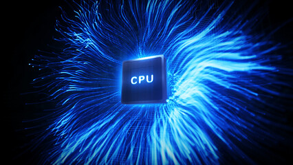 CPU diffuse magic light Blue