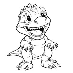 Obraz premium Giganotosaurus coloring pages Png animals