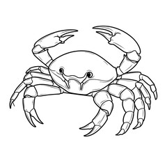 Fototapeta premium Chili Crab Singapore coloring pages Png animals