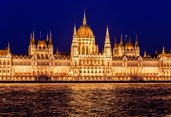 Fototapeta premium Parliament, Hungary, Budapest