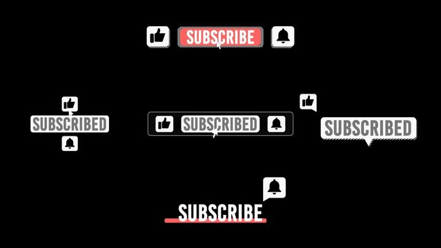 Simple Minimalist Subscribe Button