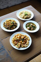 photos of traditional Asian food products made at home with a blend of oriental culture