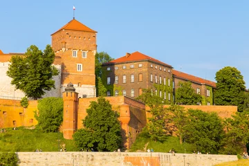 Crédence de cuisine en verre imprimé Cracovie Wawel castle in Krakow, Poland