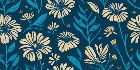 Fototapeta na wymiar Tropical Infusion, Patterns Infused with the Spirit of Spring