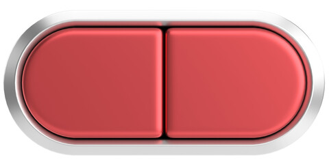 3D button. Scoreboard. 3D illustration.