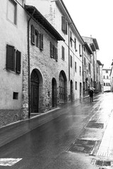 San Gimignano  in the rain