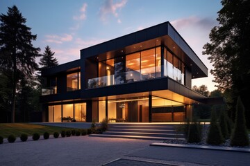 Fototapeta premium A modern style house