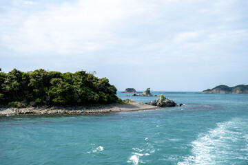Obraz premium 島と海