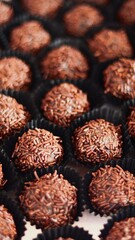 close up of chocolate candies